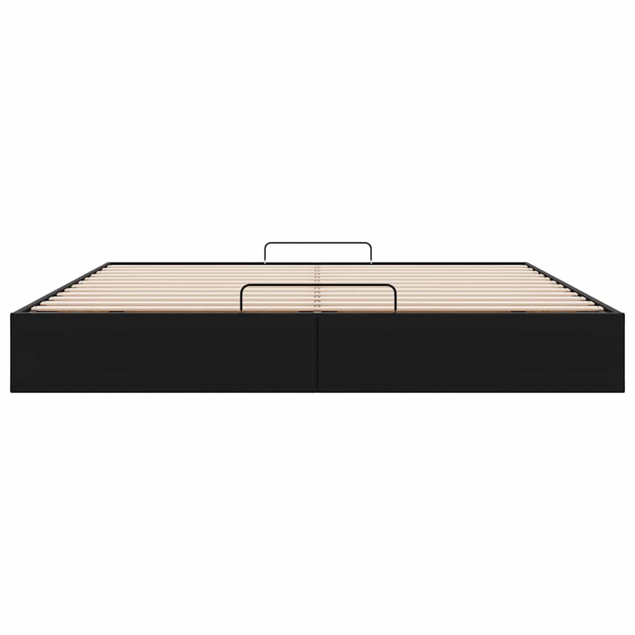 Bedframe zonder matras 180x200 cm kunstleer zwart