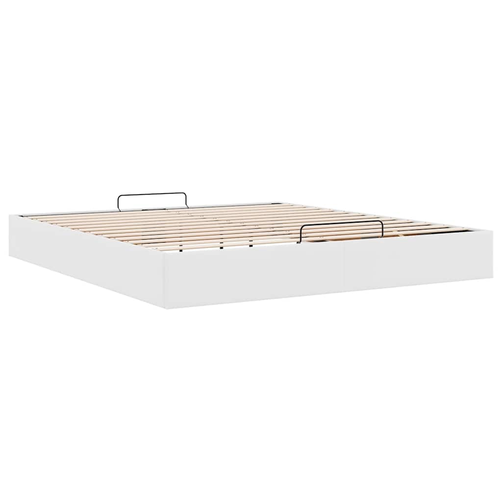 Bedframe zonder matras 180x200 cm kunstleer wit