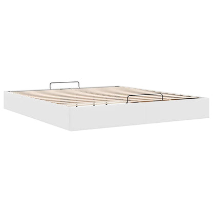 Bedframe zonder matras 180x200 cm kunstleer wit