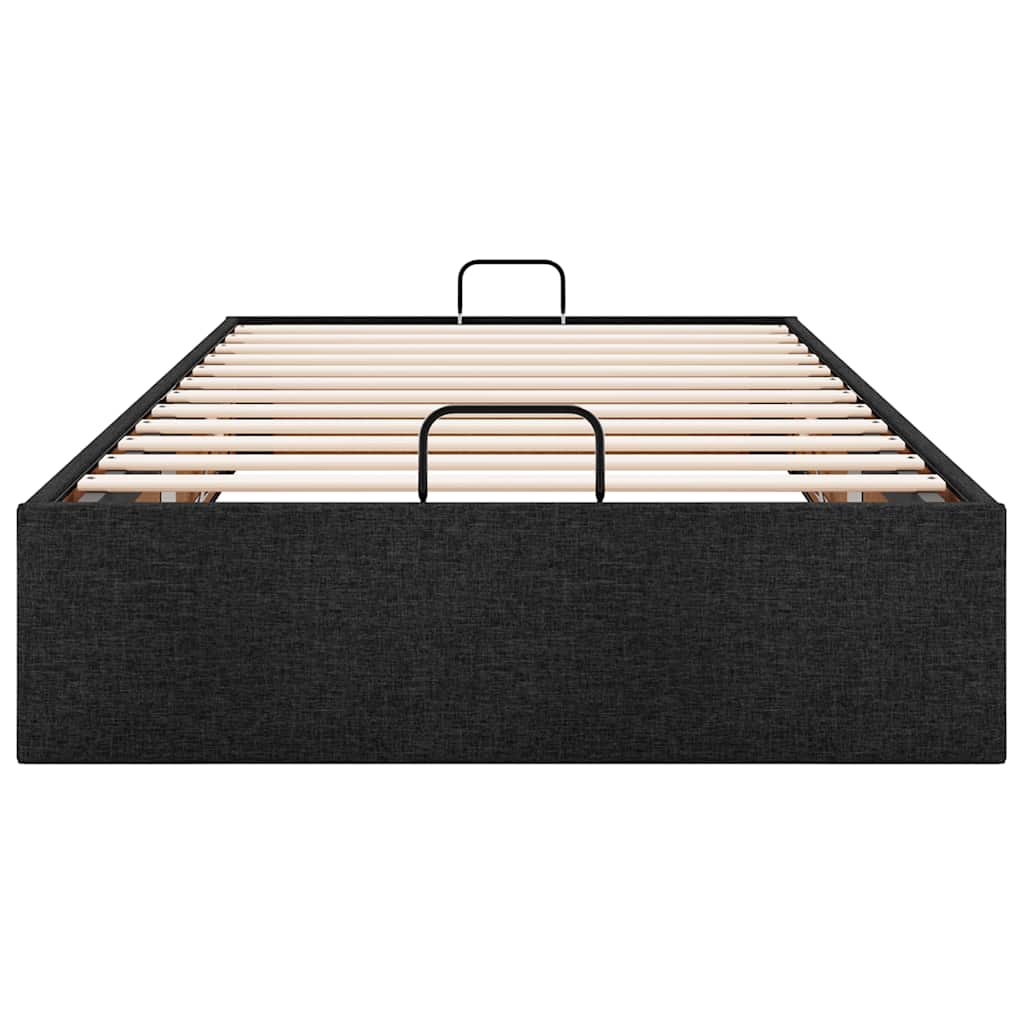 Bedframe zonder matras 90x190 cm stof zwart