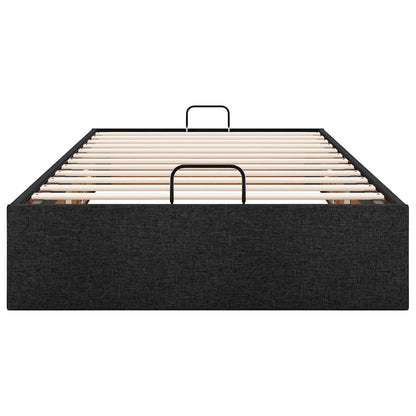 Bedframe zonder matras 90x190 cm stof zwart
