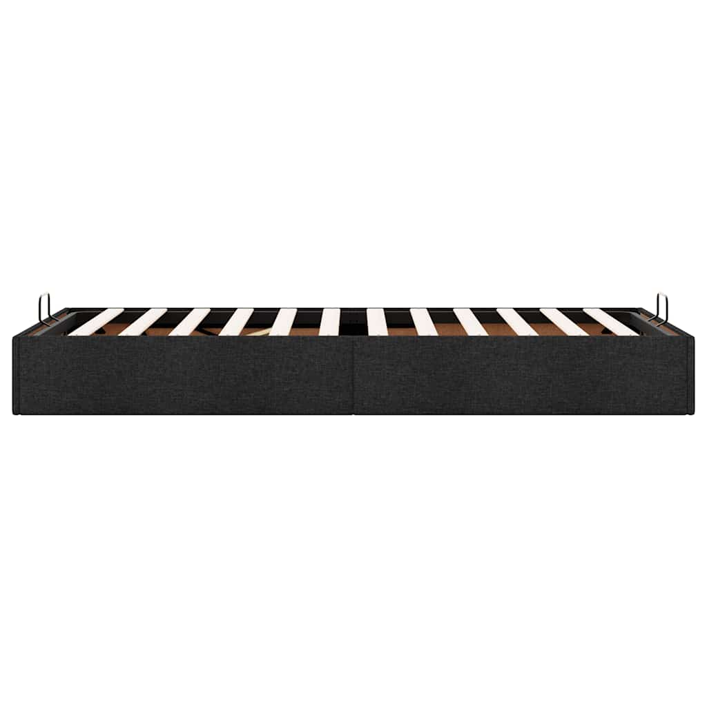 Bedframe zonder matras 90x190 cm stof zwart