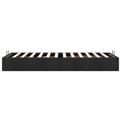 Bedframe zonder matras 100x200 cm stof zwart
