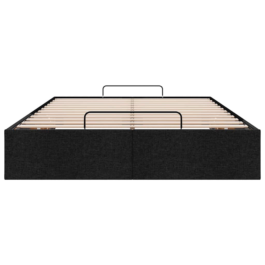 Bedframe zonder matras 120x190 cm stof zwart