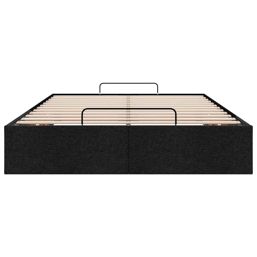 Bedframe zonder matras 120x190 cm stof zwart