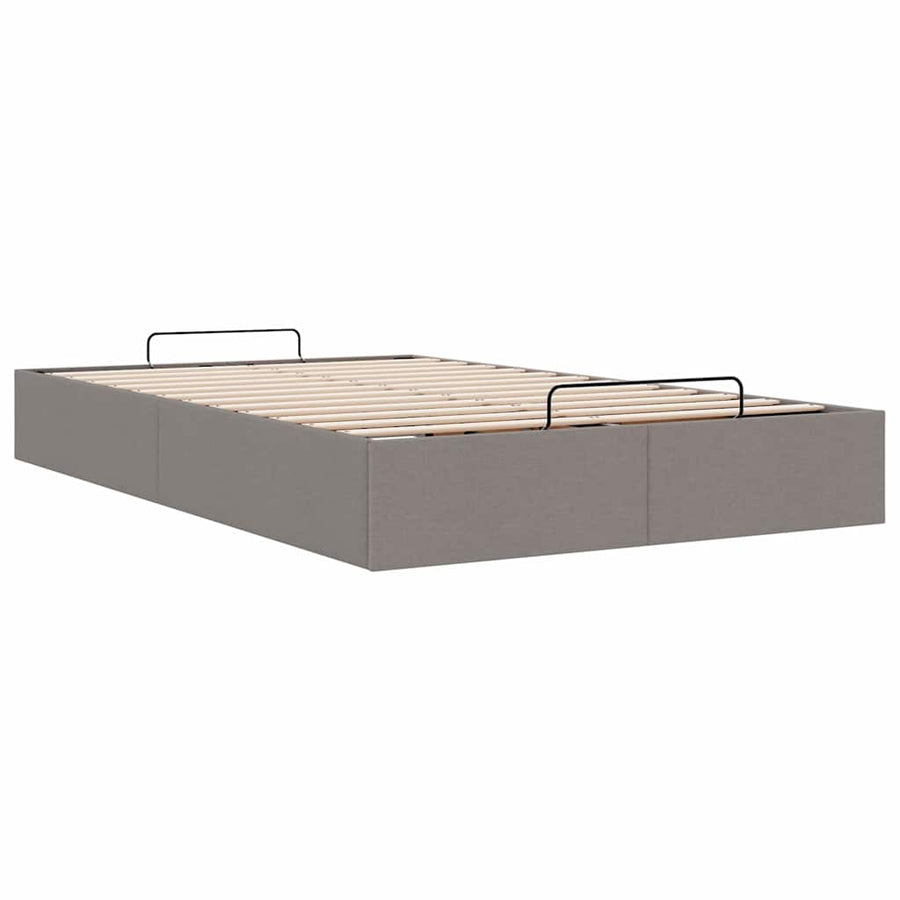Bedframe zonder matras 120x190 cm stof taupe