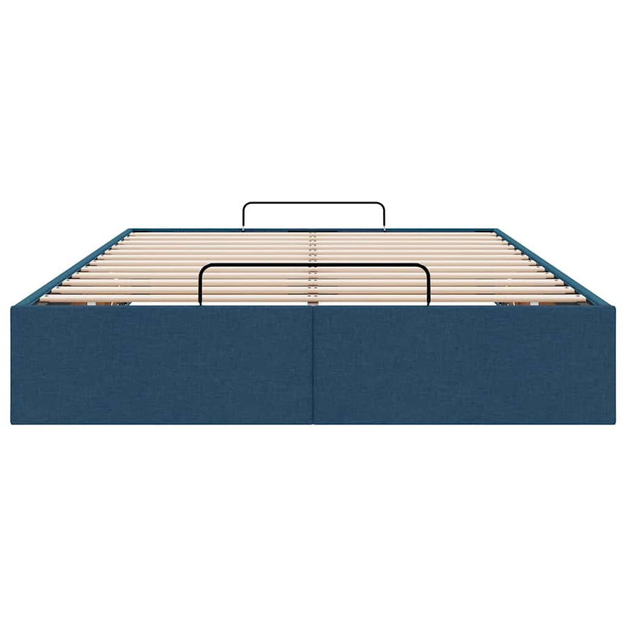 Bedframe zonder matras 120x190 cm stof blauw