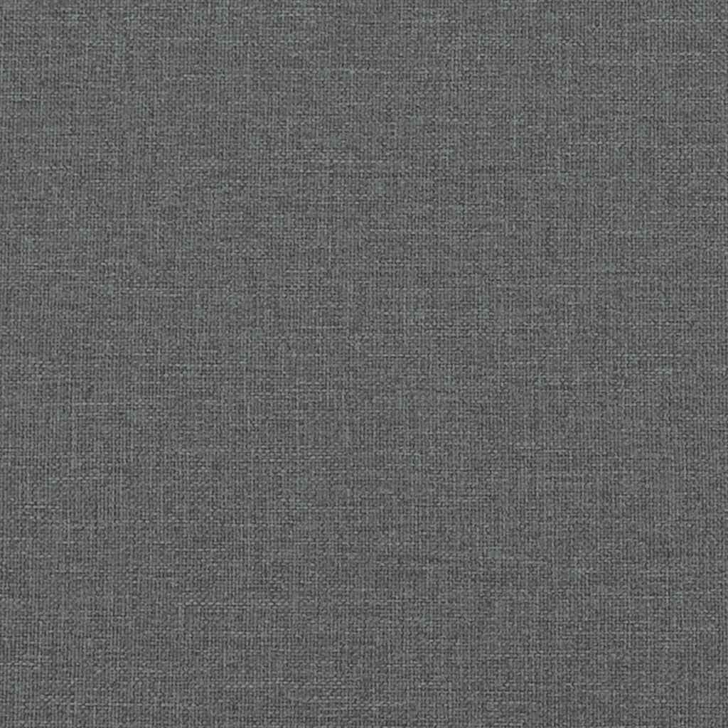 Bedframe zonder matras 120x200 cm stof donkergrijs
