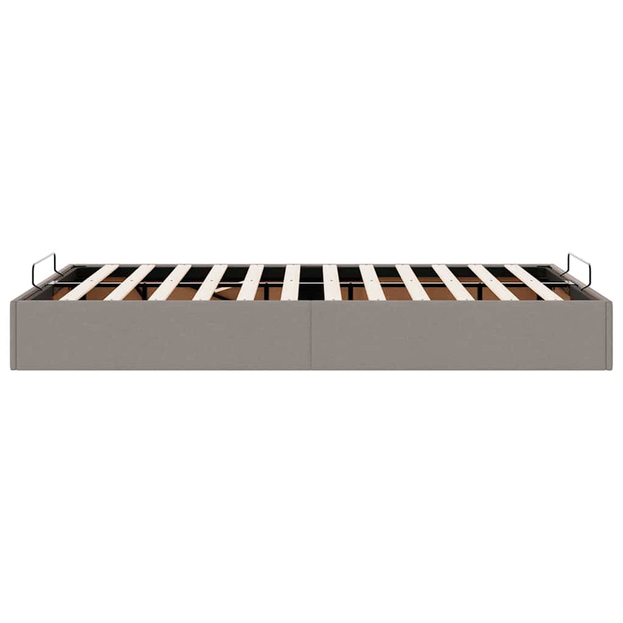 Bedframe zonder matras 120x200 cm stof taupe