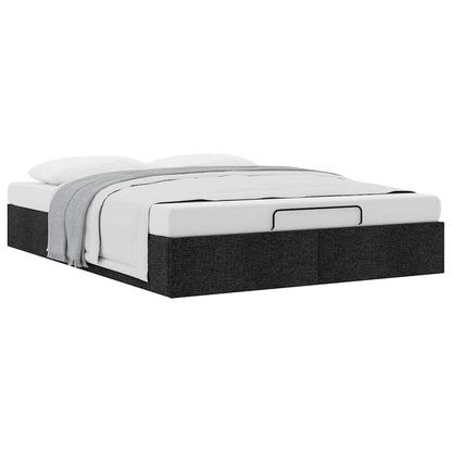 Bedframe zonder matras 140x190 cm stof zwart