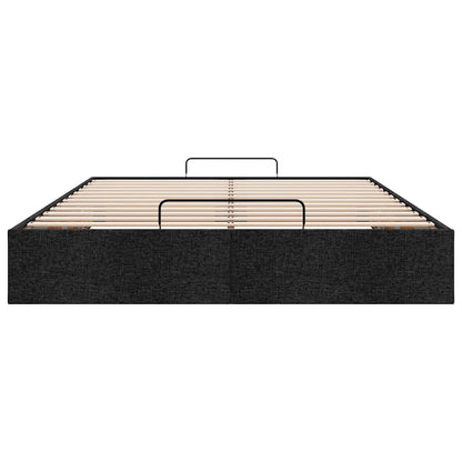 Bedframe zonder matras 140x190 cm stof zwart