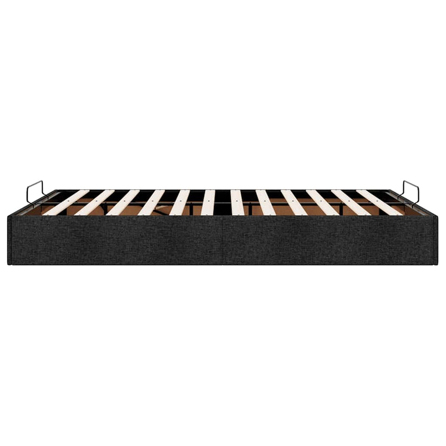 Bedframe zonder matras 140x190 cm stof zwart
