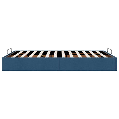 Bedframe zonder matras 140x190 cm stof blauw