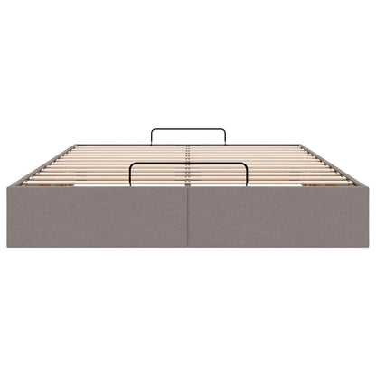Bedframe zonder matras 140x200 cm stof taupe