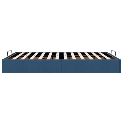 Bedframe zonder matras 140x200 cm stof blauw