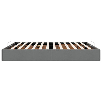 Bedframe zonder matras 160x200 cm stof donkergrijs
