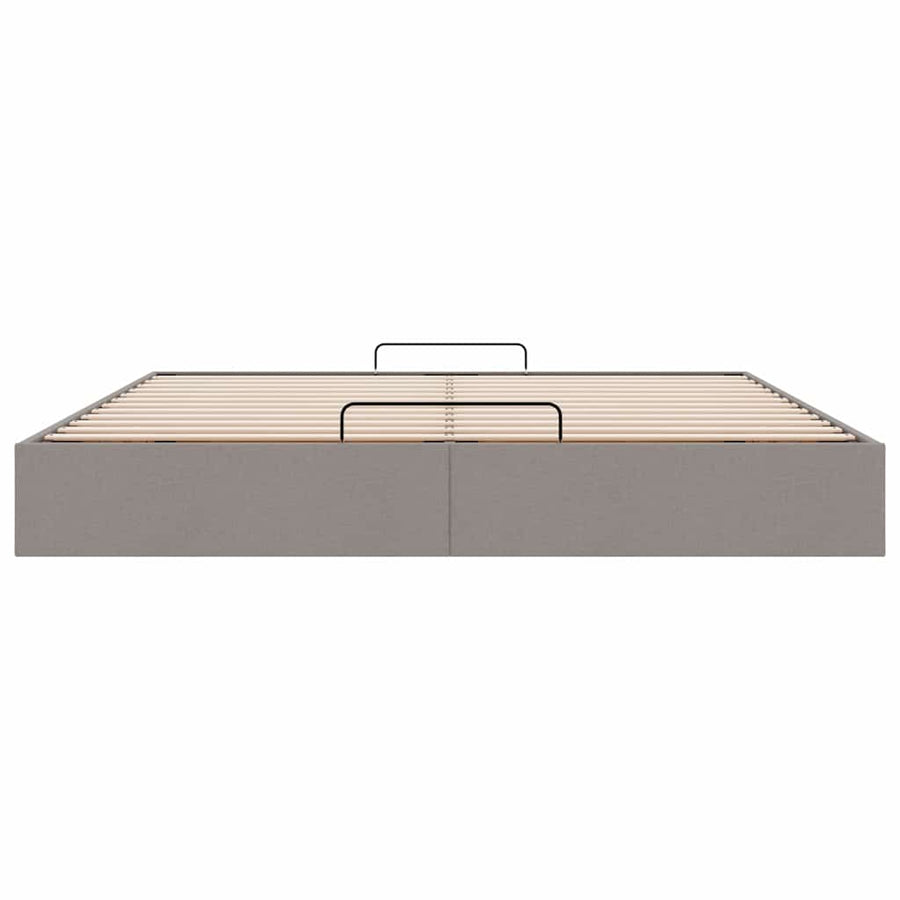 Bedframe zonder matras 160x200 cm stof taupe