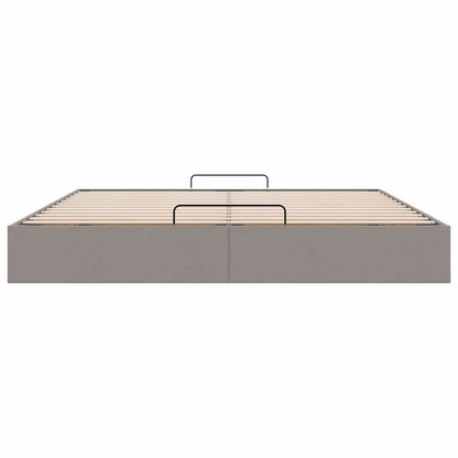 Bedframe zonder matras 180x200 cm stof taupe