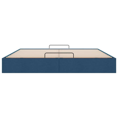 Bedframe zonder matras 180x200 cm stof blauw