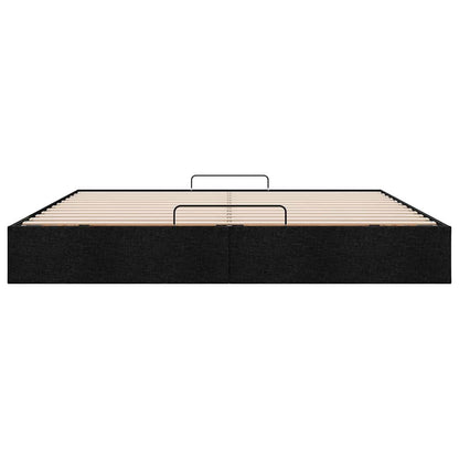 Bedframe zonder matras 200x200 cm stof zwart