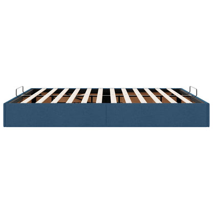 Bedframe zonder matras 200x200 cm stof blauw