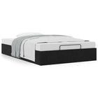 Bed frame without mattress 120x200 cm velvet black
