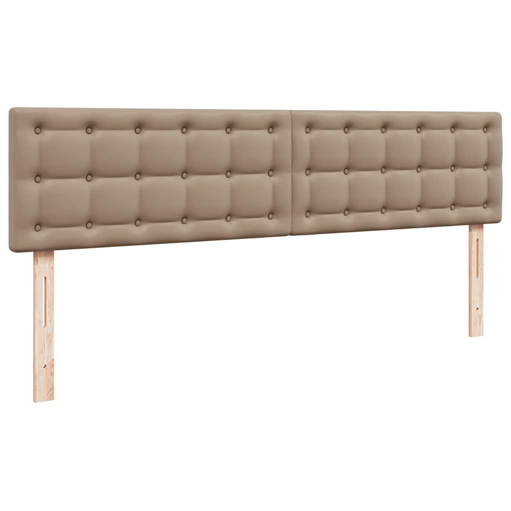 Ottoman bed met matras 180x200cm kunstleer cappuccinokleurig