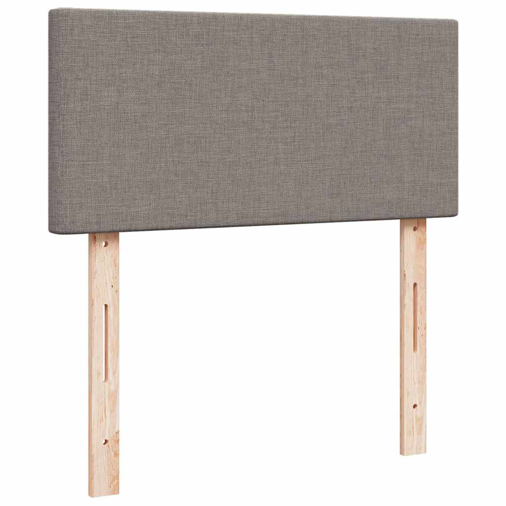 Ottoman bed met matras 90x190cm stof taupe