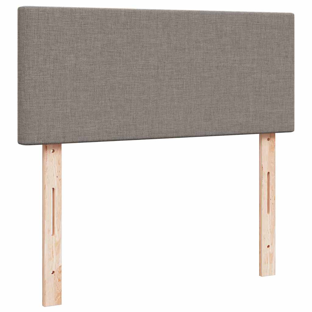 Ottoman bed met matras 120x200cm stof taupe