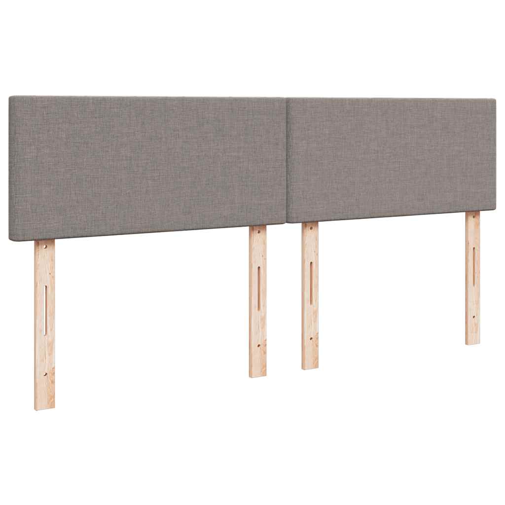 Ottoman bed met matras 160x200cm stof taupe