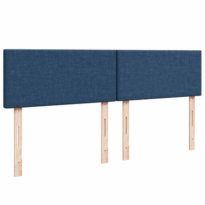 Ottoman bed met matras 160x200cm stof blauw