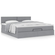 Ottoman bed met opbergruimte 180x200 cm lichtgrijs