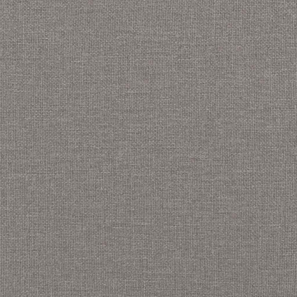 Ottoman bed met matras 100x200cm stof taupe