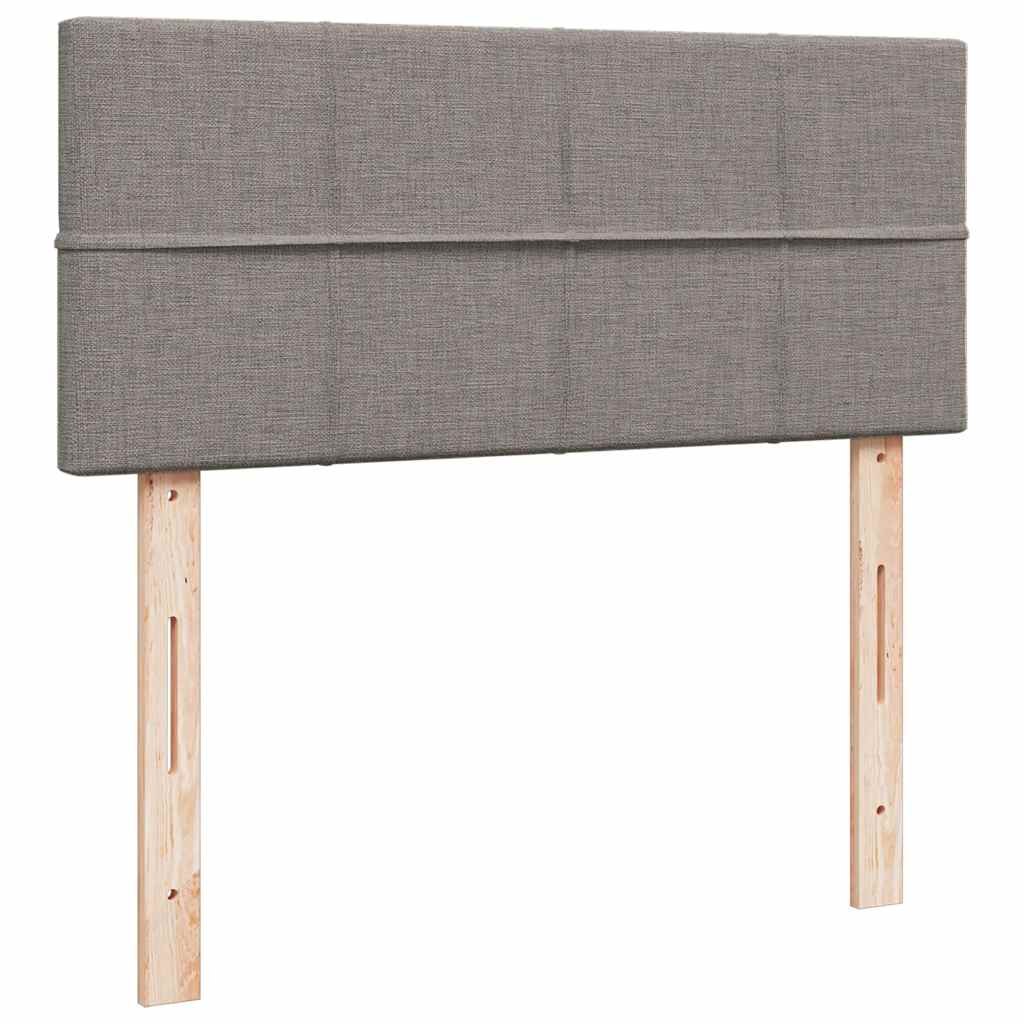 Ottoman bed met matras 120x200cm stof taupe