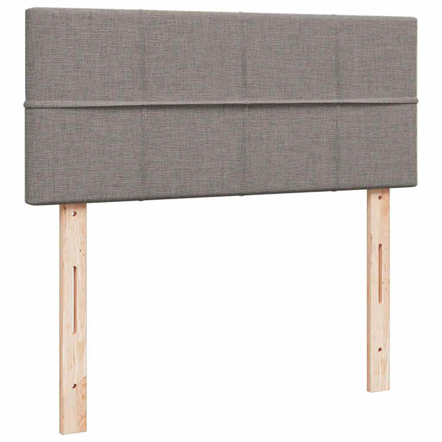Ottoman bed met matras 120x200cm stof taupe