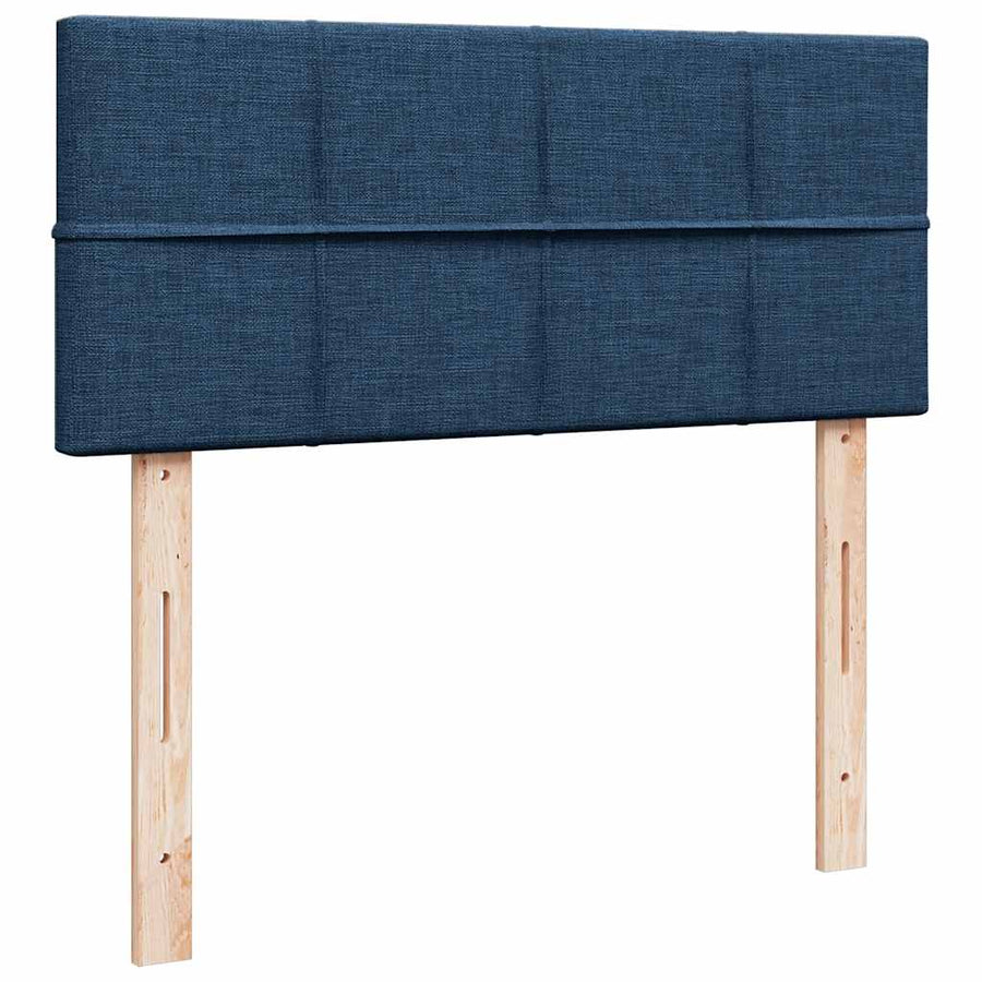 Ottoman bed met matras 120x200cm stof blauw