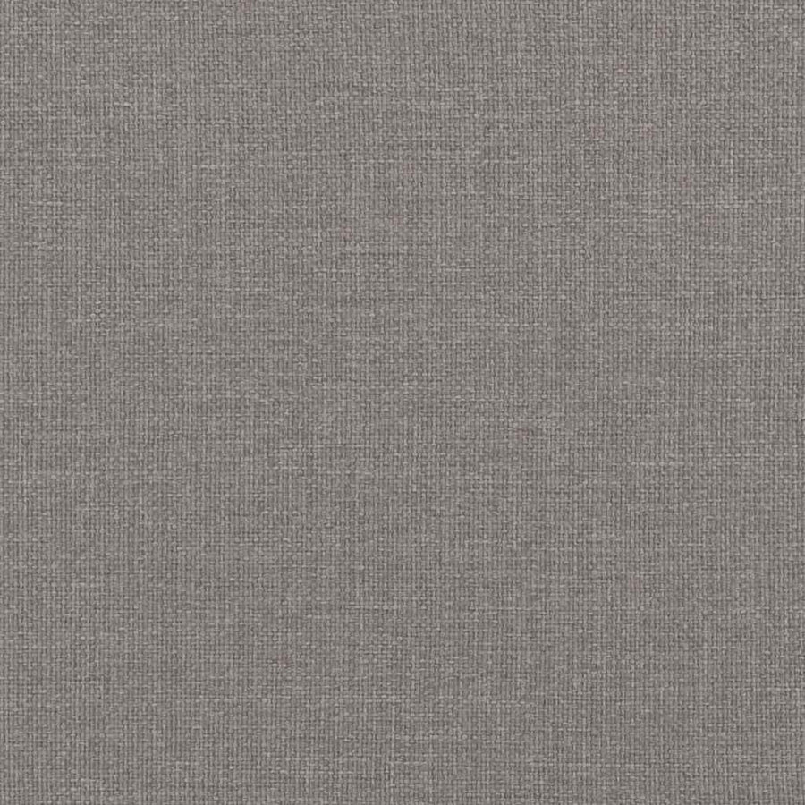 Ottoman bed met matras 140x200cm stof taupe