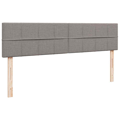 Ottoman Bed Met Matras 160X200Cm Stof 160 x 200 cm Taupe