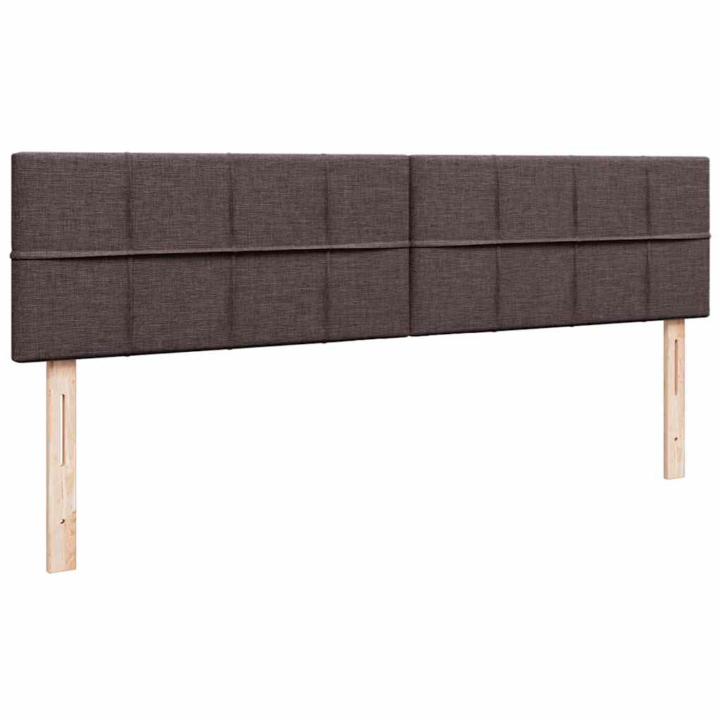 Ottoman Bed Met Matras 180X200Cm Stof 180 x 200 cm Donkerbruin