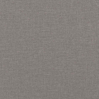 Ottoman bed met matras 100x200cm stof taupe