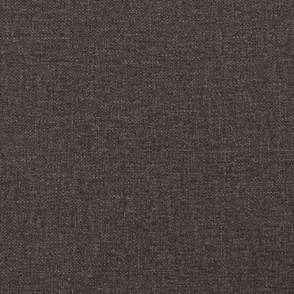 Ottoman bed met matras 200x200 cm stof donkerbruin