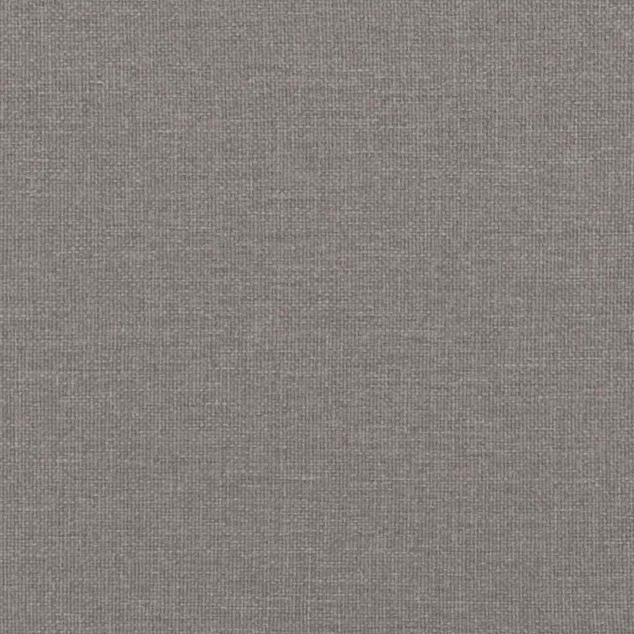 Ottoman bed met matras 140x200cm stof taupe