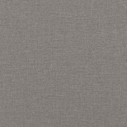 Ottoman bed met matrassen 200x200cm stof taupe