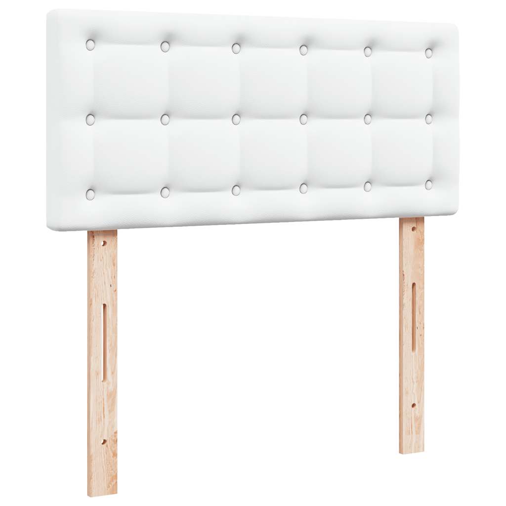 Ottoman bed met matrassen en LED's 80x200cm kunstleer