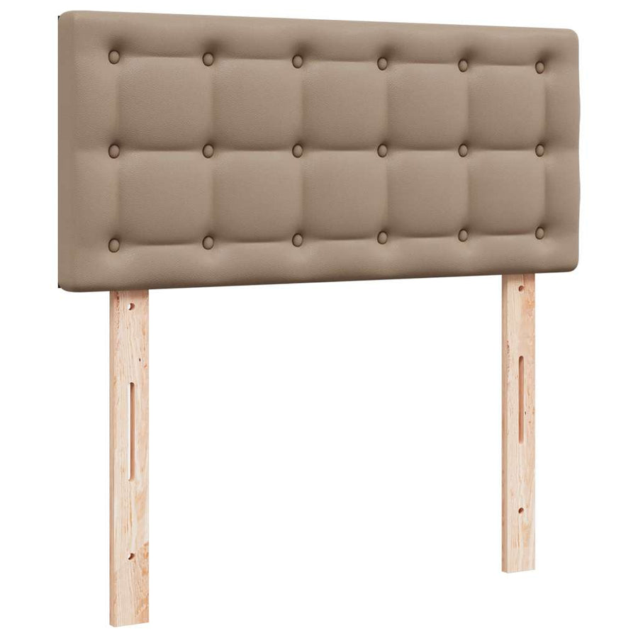 Ottoman bed met matrassen en LED's 90x190cm kunstleer
