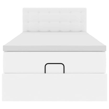 Ottoman bed met matrassen en LED's 100x200cm kunstleer