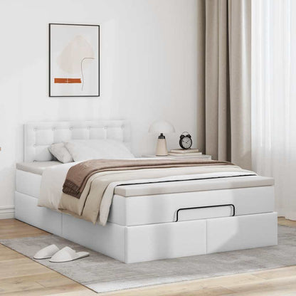 Ottoman bed met matrassen en LED's 120x190cm kunstleer