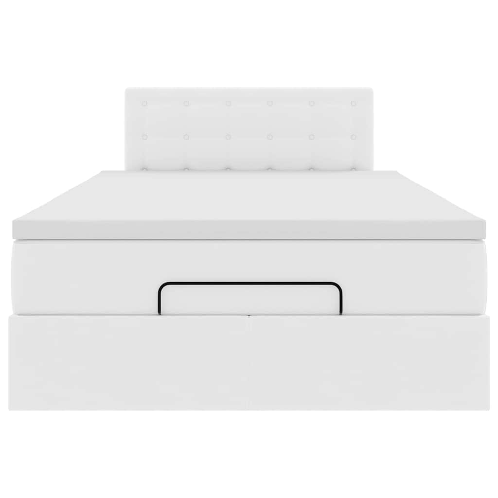 Ottoman bed met matrassen en LED's 120x190cm kunstleer