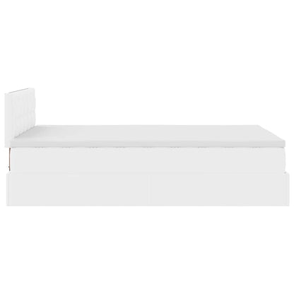 Ottoman bed met matrassen en LED's 120x190cm kunstleer