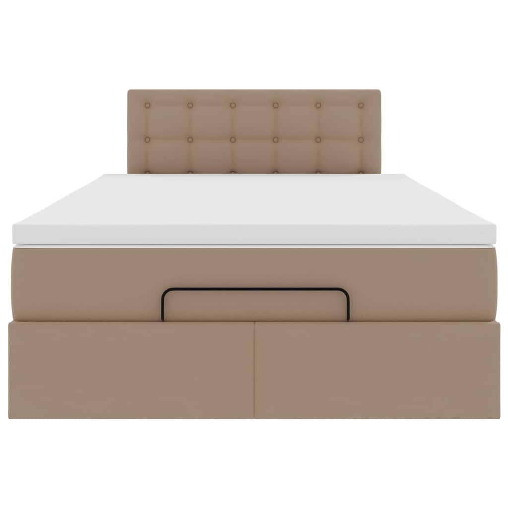 Ottoman bed met matrassen en LED's 120x190cm kunstleer